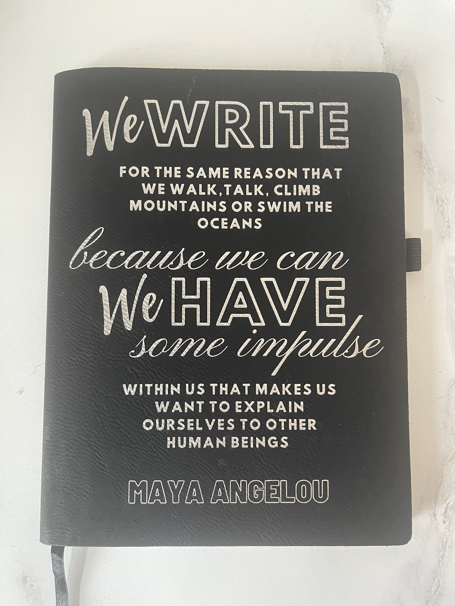 Maya Angelou Journal