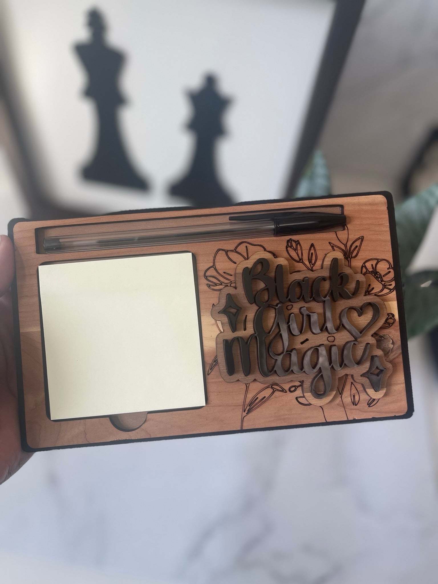 Black Girl Magic Sticky Note Holder
