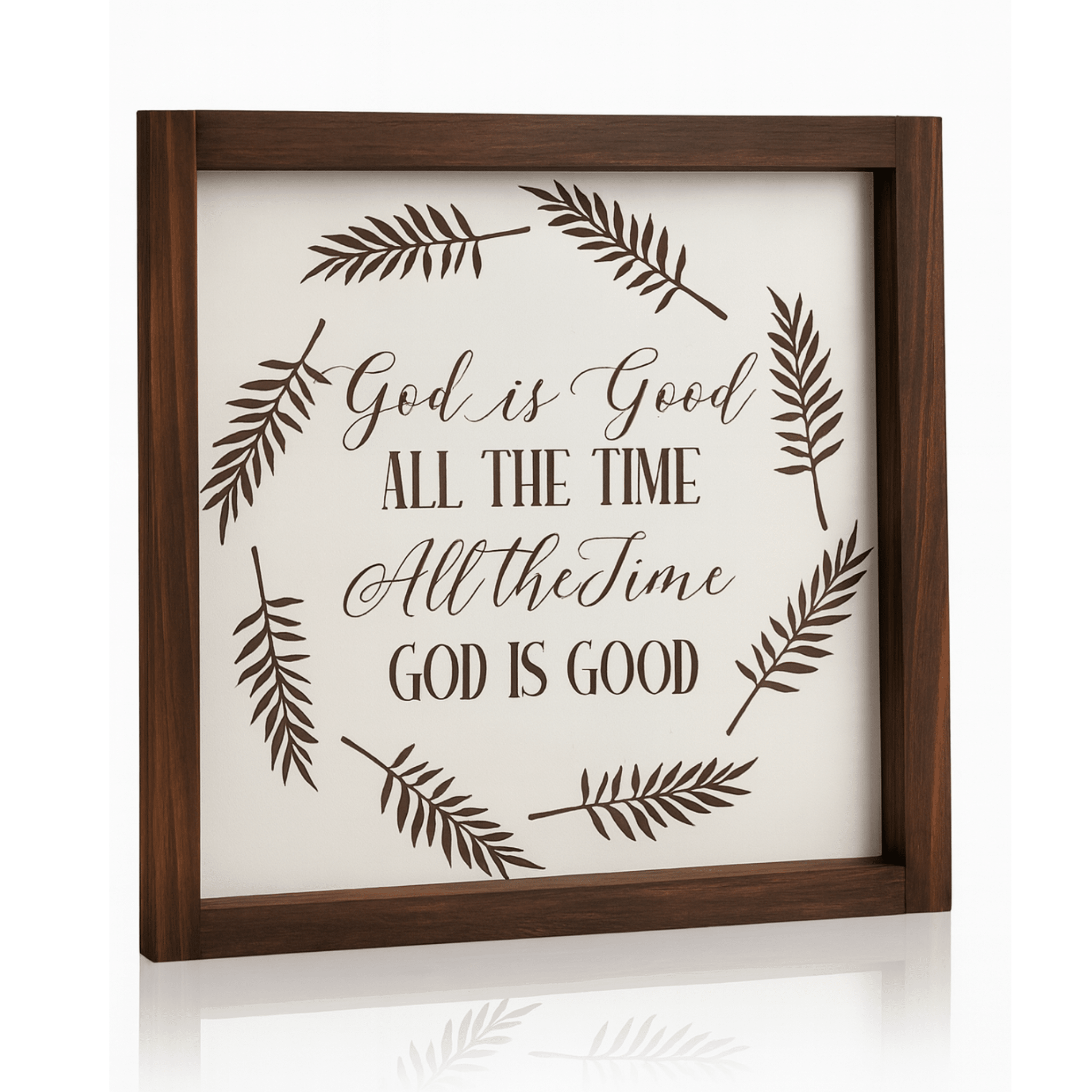 12x12 faith inspired God Is Good wall art