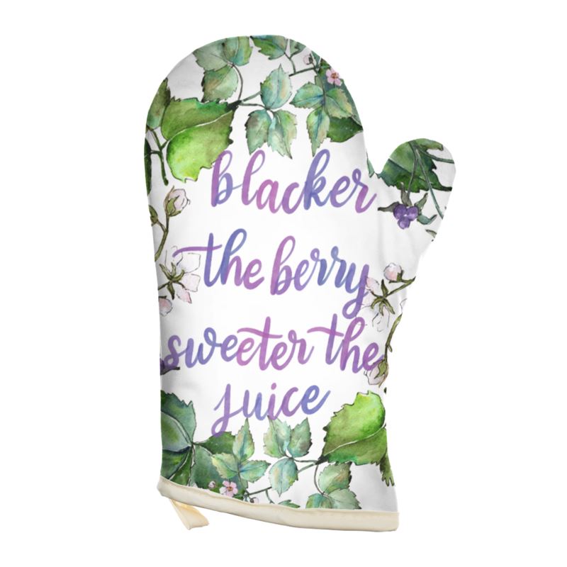 Blacker the Berry Oven Mitts