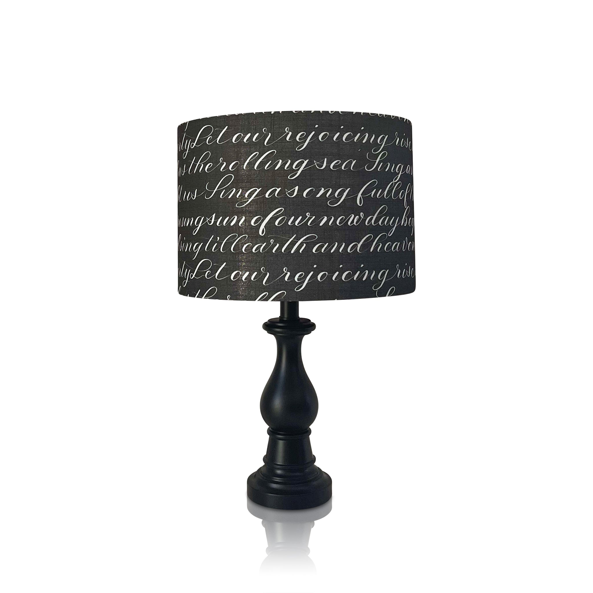 Lift Every Voice and Sing Table Lampshade (Diameter 12”)