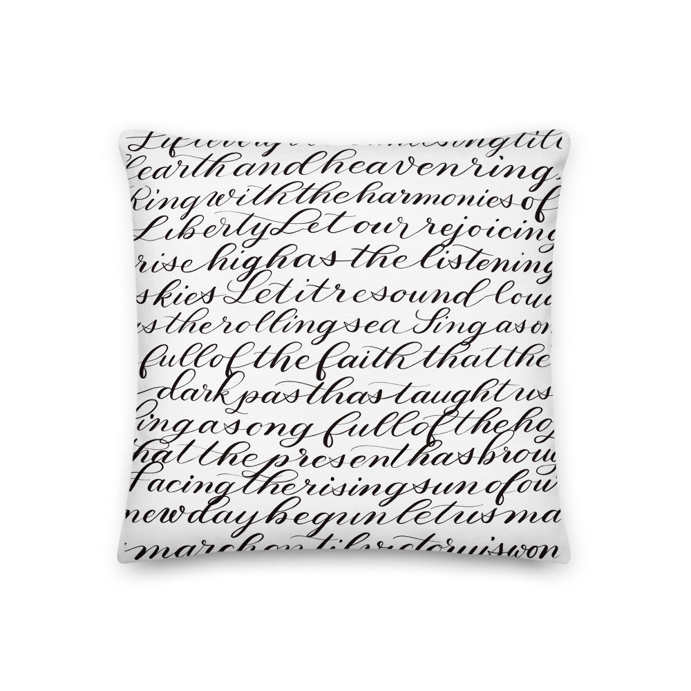 Lift Every Voice and Sing Premium Pillow