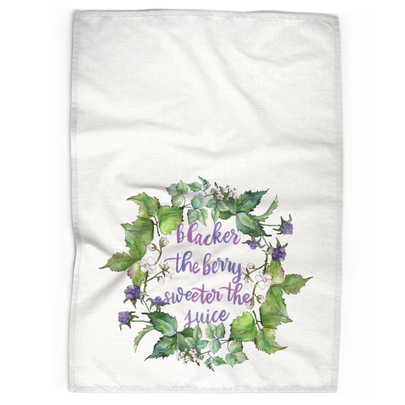 Blacker the Berry Tea Towel