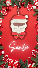 Load image into Gallery viewer, Santa Claus Ornament
