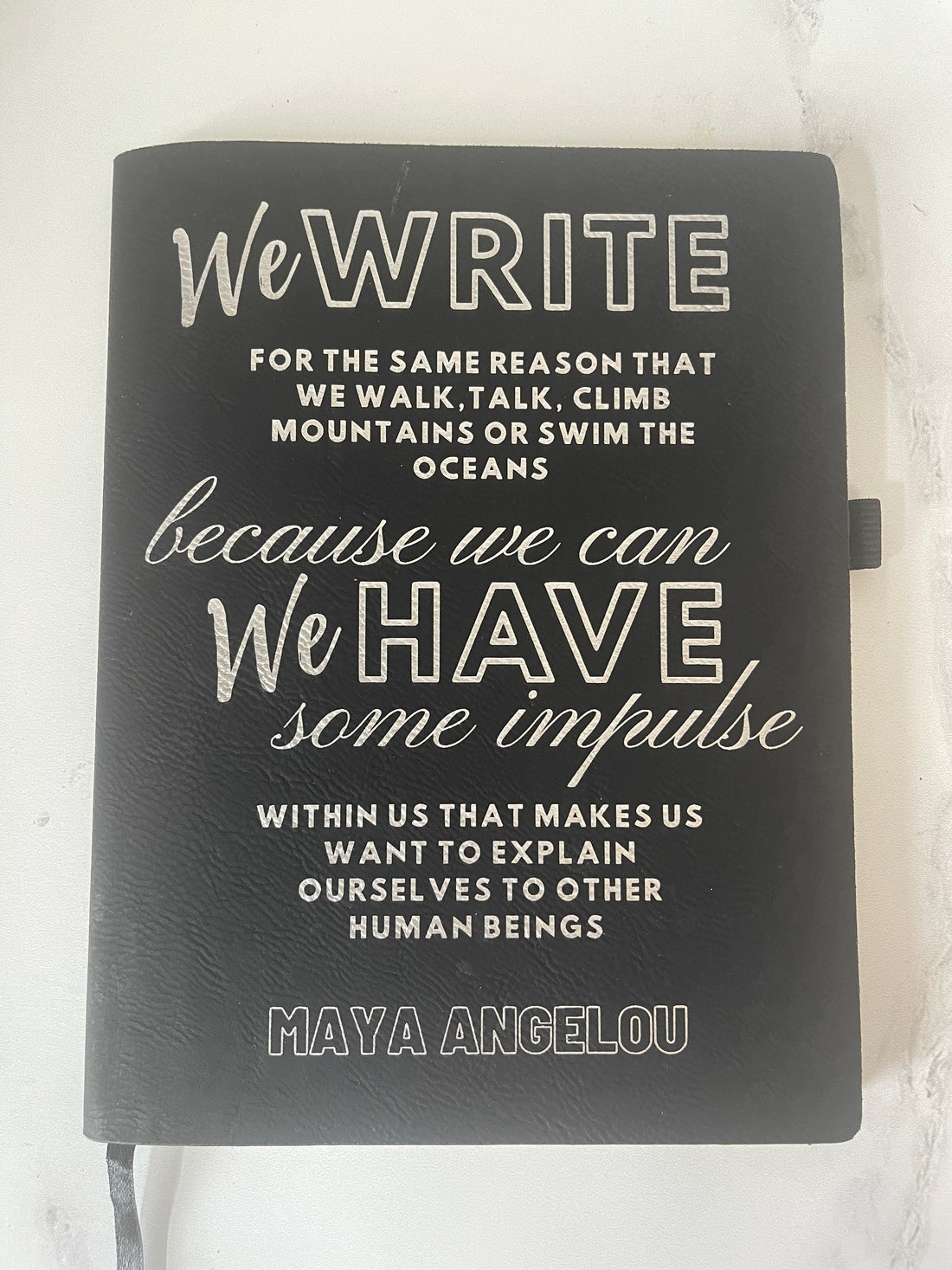 Maya Angelou Journal