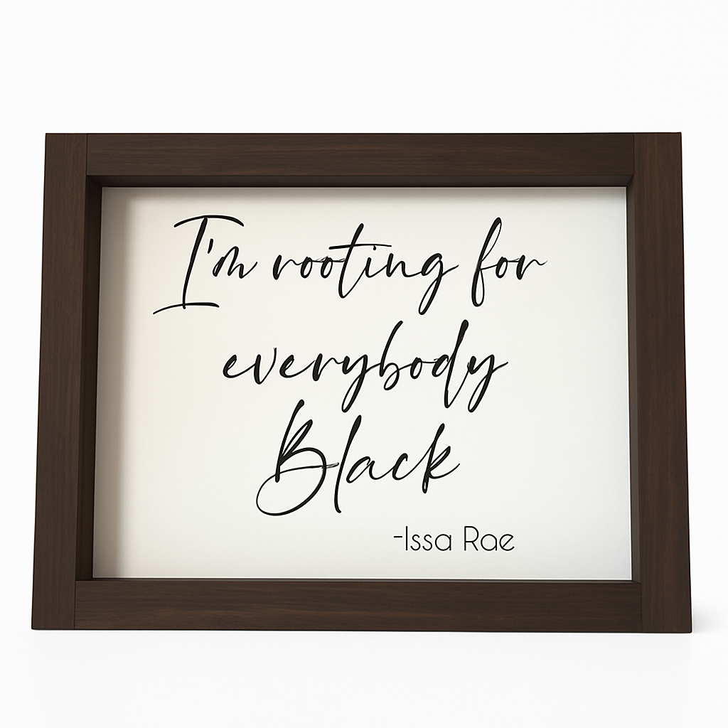 Issa Rae Calligraphy Wall Art