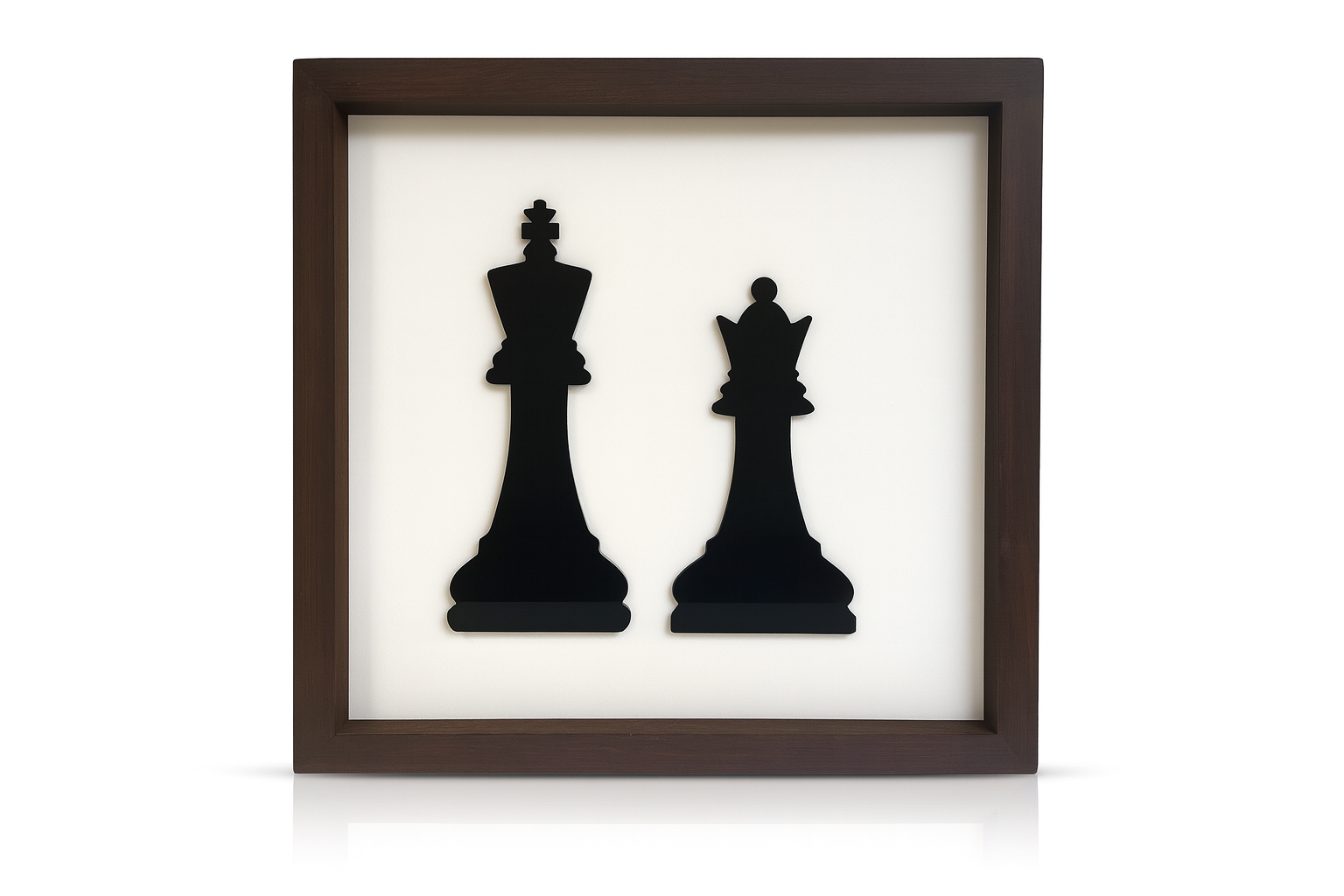 Black King and Queen Wall Art