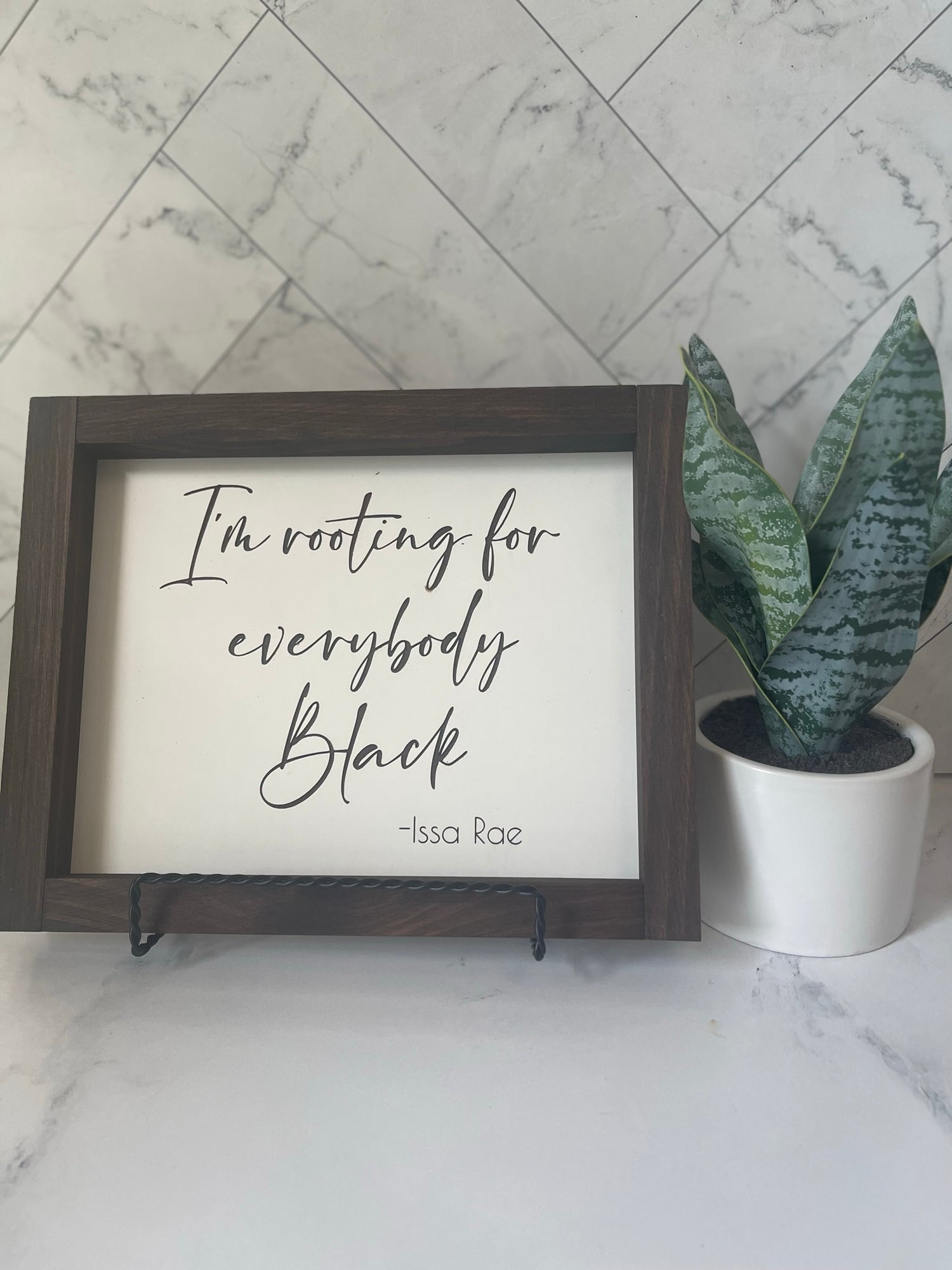 Issa Rae Calligraphy Wall Art