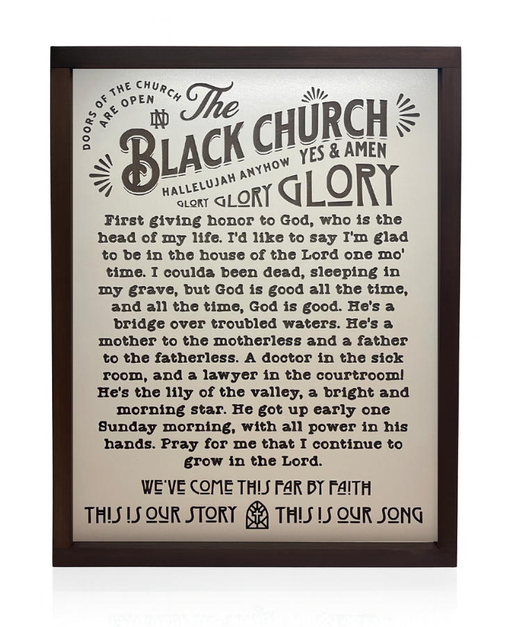 The Black Church Wall Art