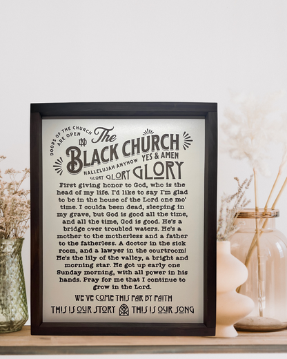 The Black Church Wall Art