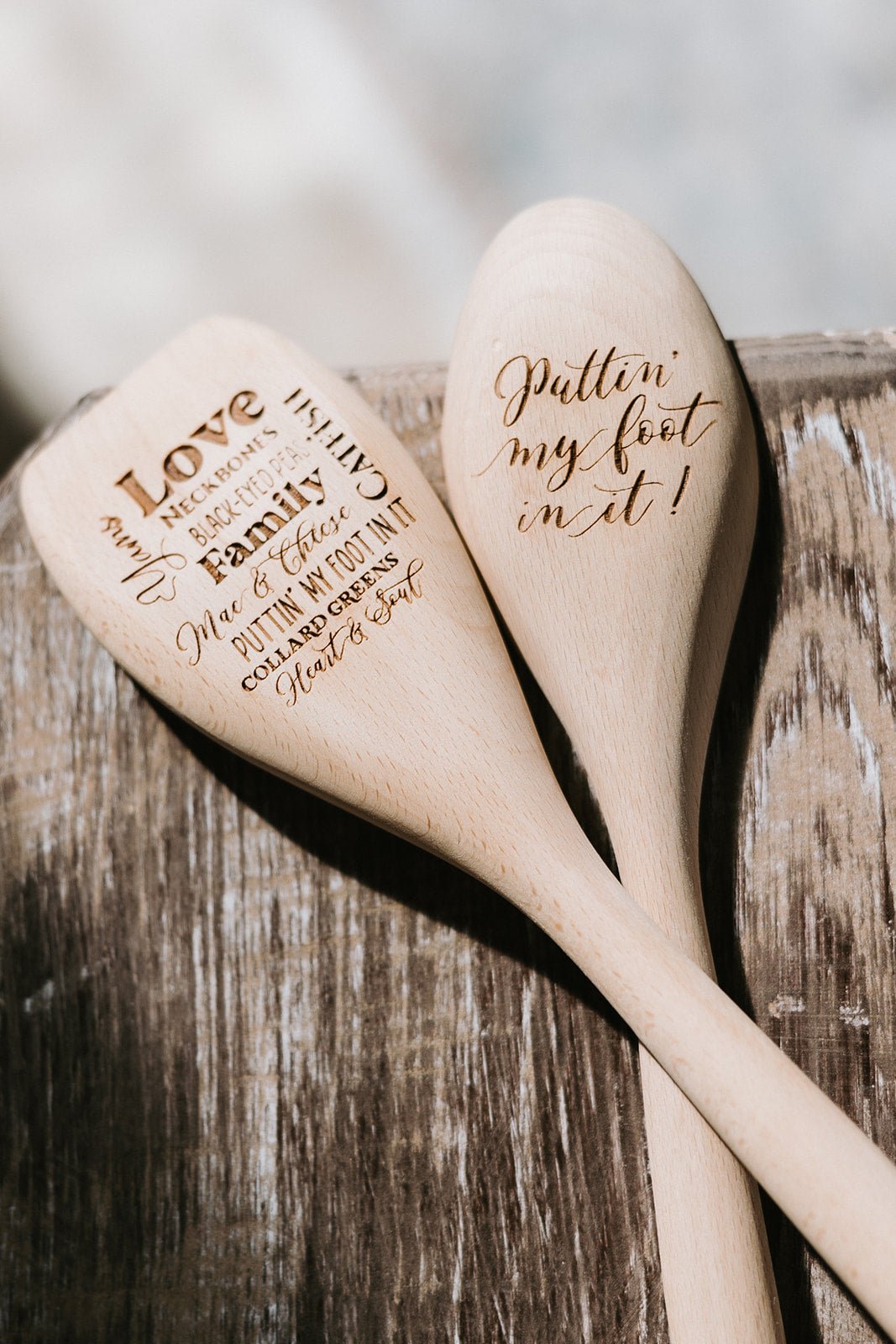 Heart and Soul Wooden Spoons - DecoNegro