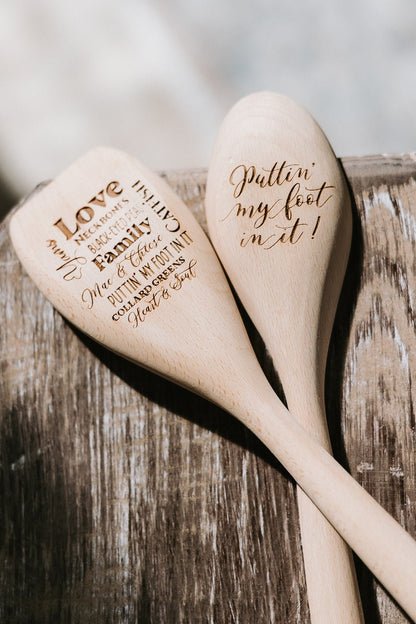 Heart and Soul Wooden Spoons - DecoNegro