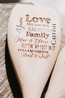 Heart and Soul Wooden Spoons - DecoNegro