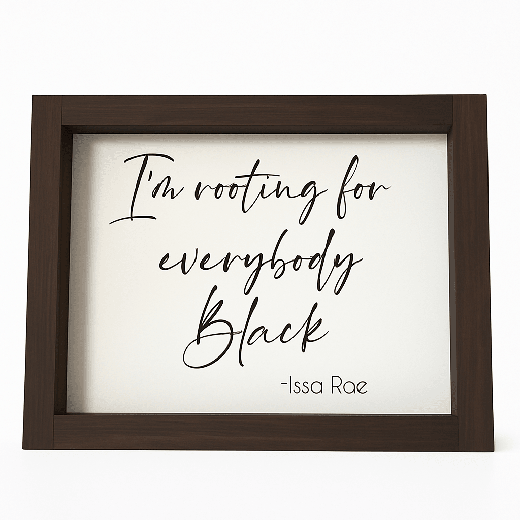 Issa Rae Calligraphy Wall Art - DecoNegro