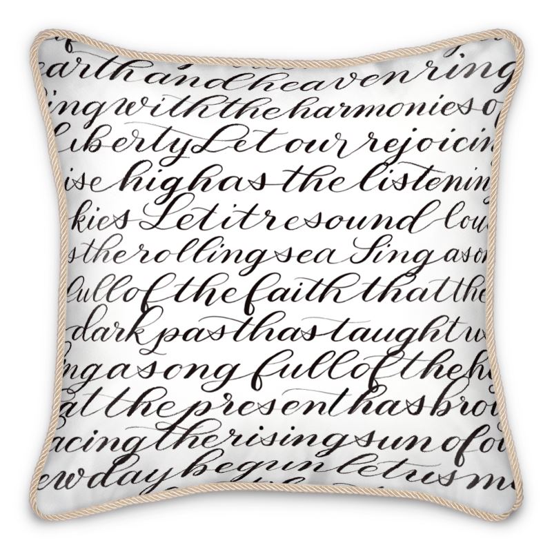 Limited Edition Silk Lift Every Voice and Sing Pillow