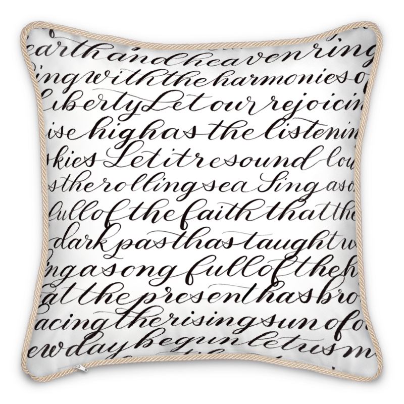 Limited Edition Silk Lift Every Voice and Sing Pillow
