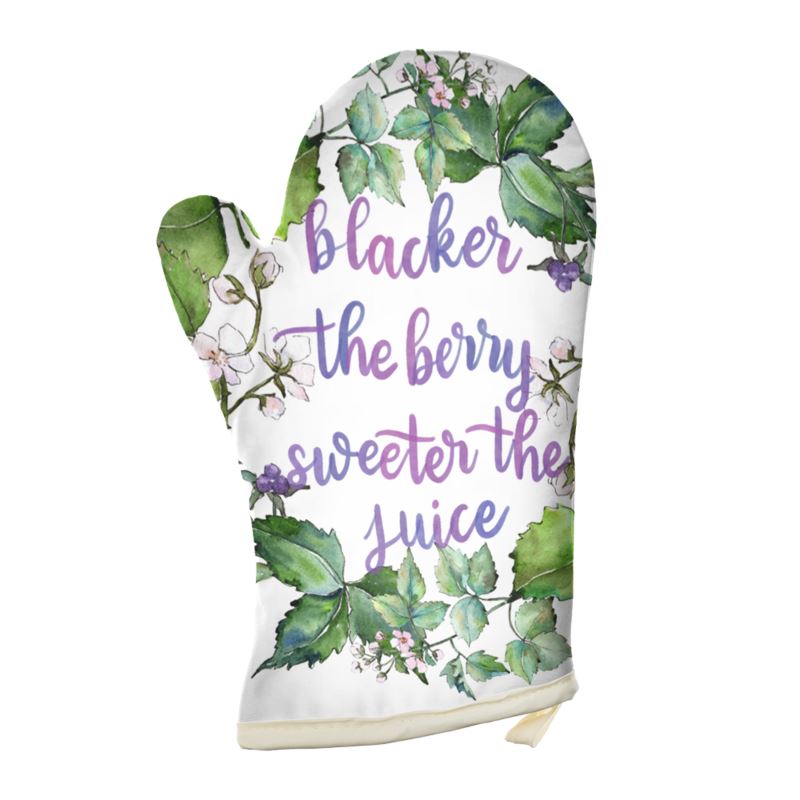 Blacker the Berry Oven Mitts