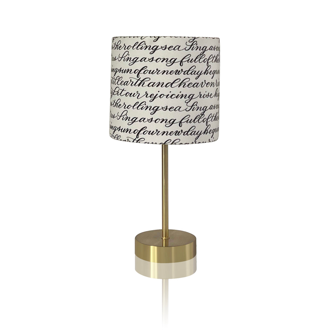 Lift Every Voice and Sing Nightstand Lampshade (Diameter 8”)