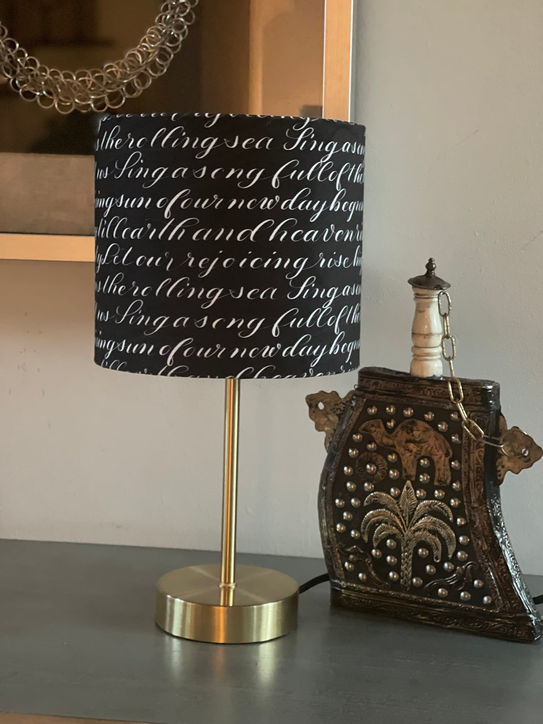 Lift Every Voice and Sing Nightstand Lampshade (Diameter 8”)