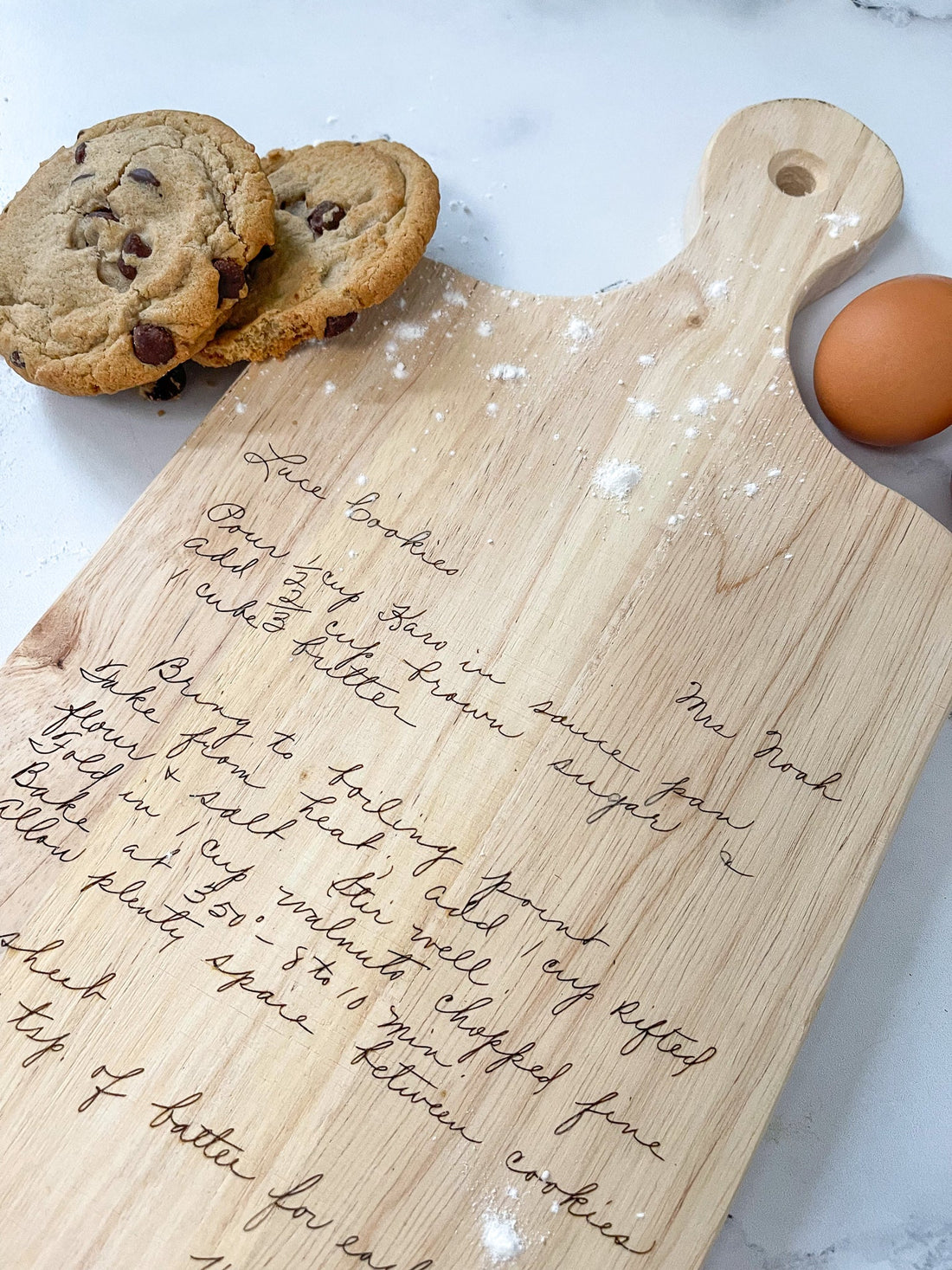 Hand-traced Recipe Board - DecoNegro